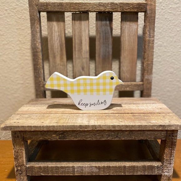 Bird Decor For Tier Trays, Bird Tabletop Wood Signs Set Of 3, Shelf Bird Decor - Picture 4 of 16